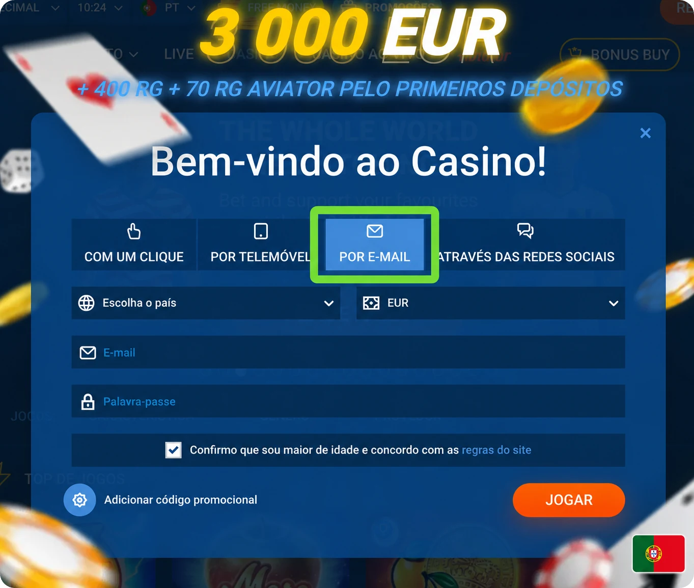 Registo Mostbet por email Formulário de registo Mostbet por email